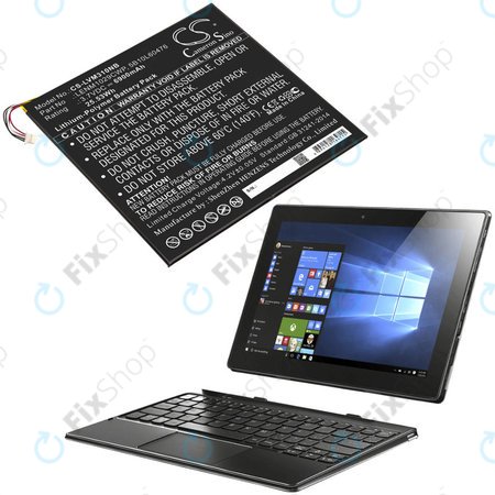 Batterie für Lenovo Miix 300, Miix 310, 6900mAh, Li-Pol, 3.7V, LENM1029CWP, HQ