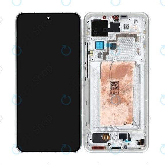 Xiaomi 15 5G - LCD Display + Touchscreen Front Glas + Rahmen (White) - 560062000O300 Genuine Service Pack