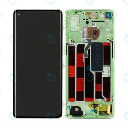 Oppo Reno 4 Pro - LCD Display + Touch Screen + Frame (Green Glitter) - 4905501 Genuine Service Pack