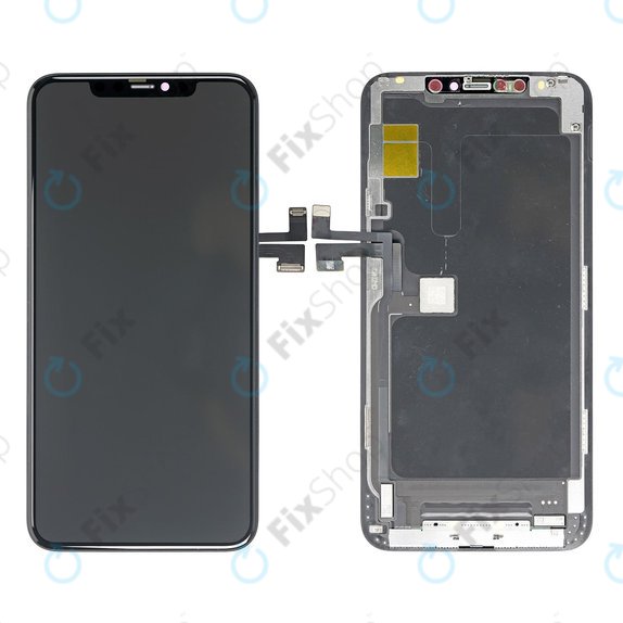 Display Hard OLED für iPhone 11 Pro Max, Touchscreen-Glas mit Rahmen, FixPremium