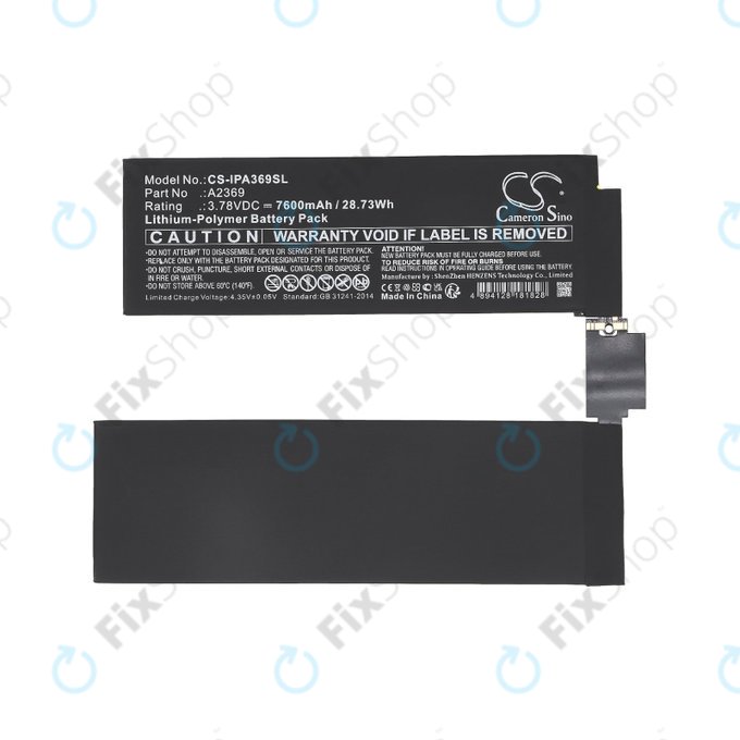 Apple iPad Pro 11.0 (3rd Gen 2021) - Akku Batterie A2369 7600mAh HQ