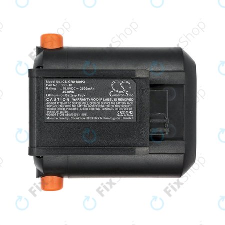Batterie für Gardena Accu Hedge, Accujet, Comfortcut Li-18, Easycut, Trimmer Easycut Li-18, 2500mAh, Li-Ion, 18V, BLi-18, HQ