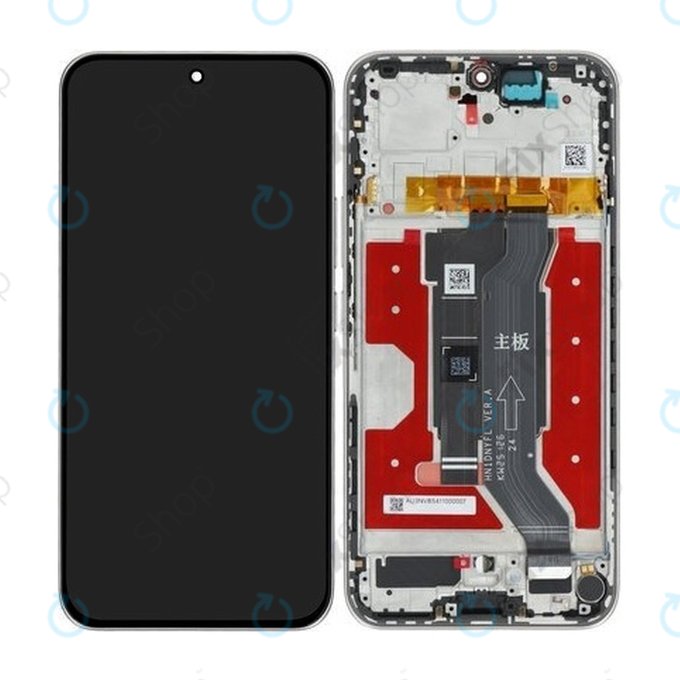 Honor 400 - LCD Display + Touchscreen Front Glas + Rahmen (Desert Gold) - 0235APNU Genuine Service Pack