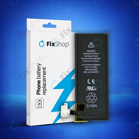 Akku Batterie für iPhone 4S, 1430mAh
