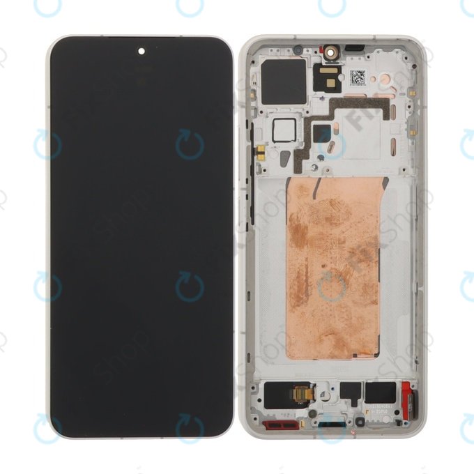 Xiaomi 15 5G - LCD Display + Touchscreen Front Glas + Rahmen (White) OLED