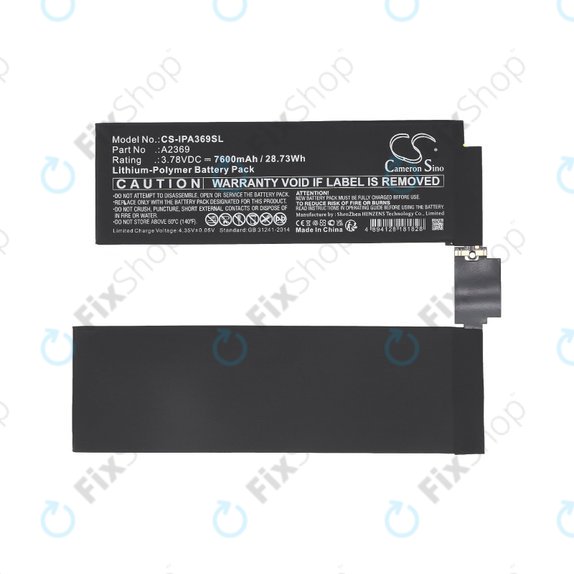 Apple iPad Pro 11.0 (3rd Gen 2021) - Akku Batterie A2369 7600mAh HQ