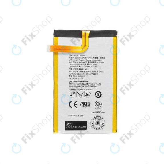 Blackberry Classic Q20 - Akku Batterie BPCLS00001B 2515mAh