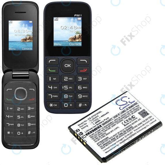 Akku batterie für Alcatel OneTouch 1013, 1035D, 1046D, 400mAh, Li-Ion, 3.7V, TLi004FA, HQ