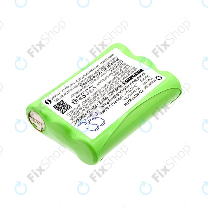 Batterie für Motorola Talkabout T280, T200, T82, T82 Extreme, 700mAh, Ni-MH, 3.6V, HKNN4002A, HQ
