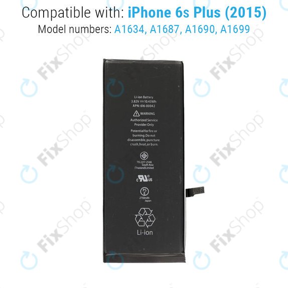 Apple iPhone 6S Plus - Akku Batterie 2750mAh