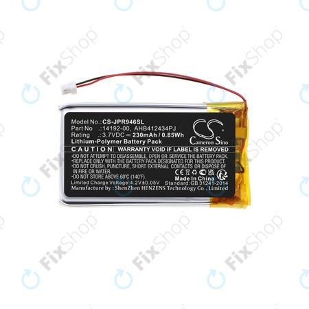 Batterie für Jabra Pro 9400, 9450, 9460, 9465, 9470, 230mAh, Li-Pol, 3.7V, 14192-00, HQ