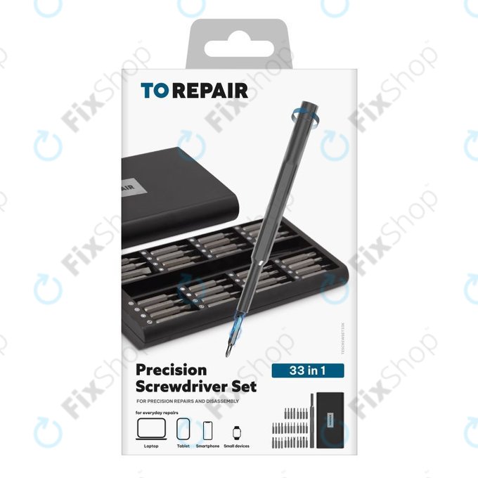 SBS - Schraubendreher-Set mit Aluminiumgriff 33in1