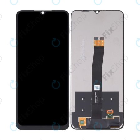Xiaomi Redmi 10C - LCD Display + Touchscreen Front Glas + Rahmen (Black) TFT