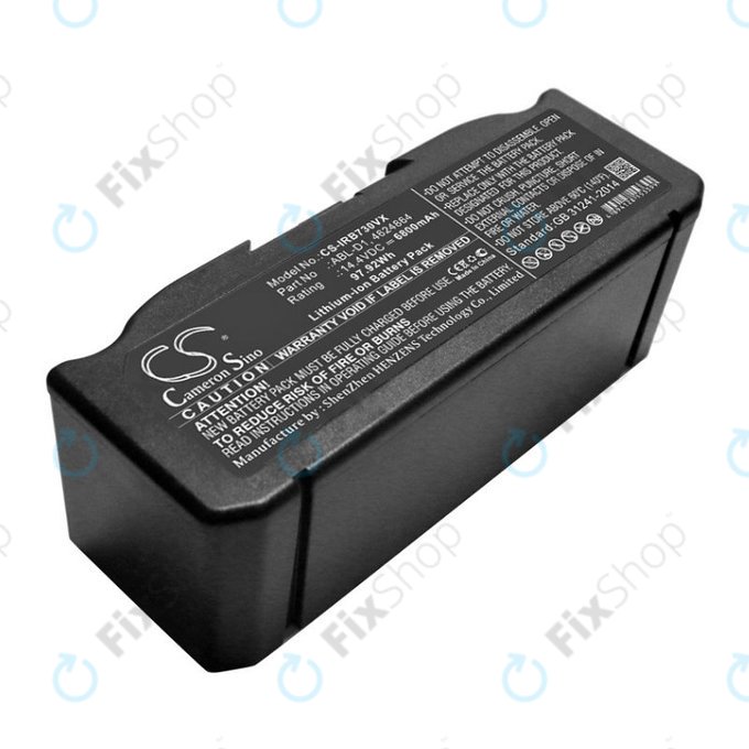iRobot Roomba e-series, i-series - Akku Batterie ABL-D1, 4624864, ABL-D2 Li-Ion 14.4V 6800mAh HQ