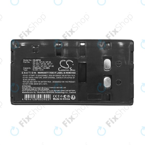 Akku batterie für Blaupunkt, Sony, Akai, HP, 2100mAh, Ni-MH, 6V, NP-33, HQ