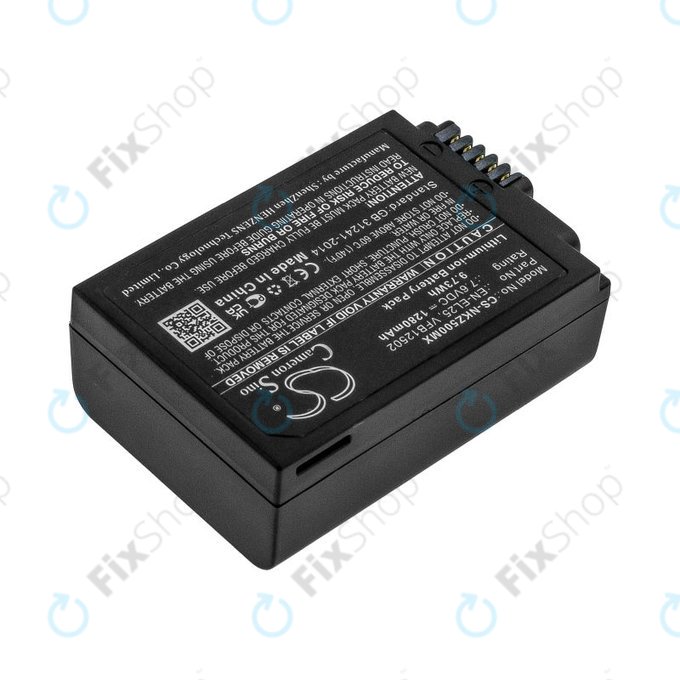 Akku batterie für Nikon Z50, Z50 ZFC, Z30, Z FC, 1280mAh, Li-Ion, 7.6V, EN-EL25, HQ
