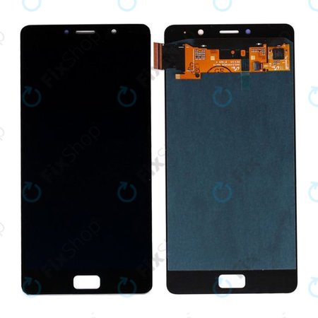 Lenovo P2 P2a42 - LCD Display + Touchscreen Front Glas (Black) TFT