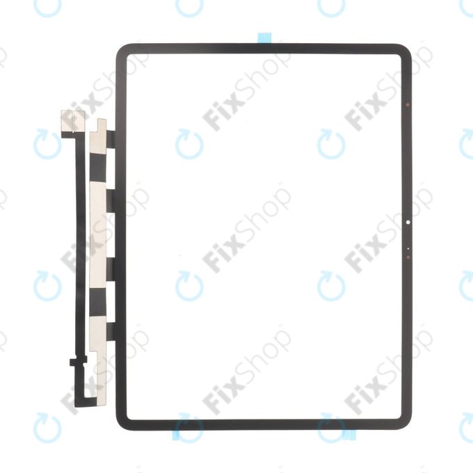 Apple iPad Air 13 (2024) - Touchscreen Front Glas + Adhesive (Black)