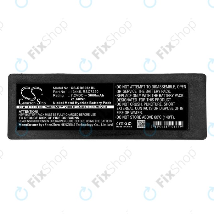 Akku batterie für Scanreco 590, Cifa, Effer, 3000mAh, Ni-MH, 7.2V, RSC7220, HQ