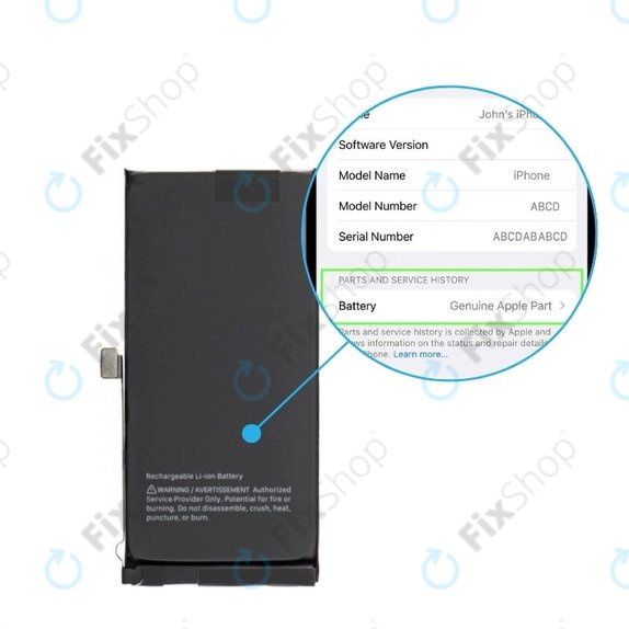 Akku für iPhone 14 Plus | 661-30394 | 4325mAh | Genuine Apple