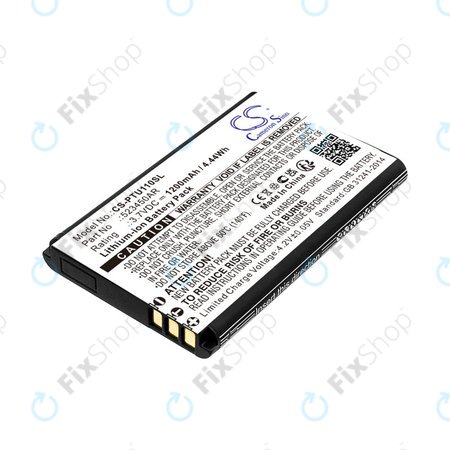 Batterie für Panasonic Kx-Tf200, Kx-Tu110, 1200mAh, Li-Ion, 3.7V, 523450AR, HQ