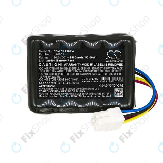 Akku batterie für Landxcape LX797, Ferrex 800m2 2021, 2500mAh, Li-Ion, 20V, LA0001, HQ