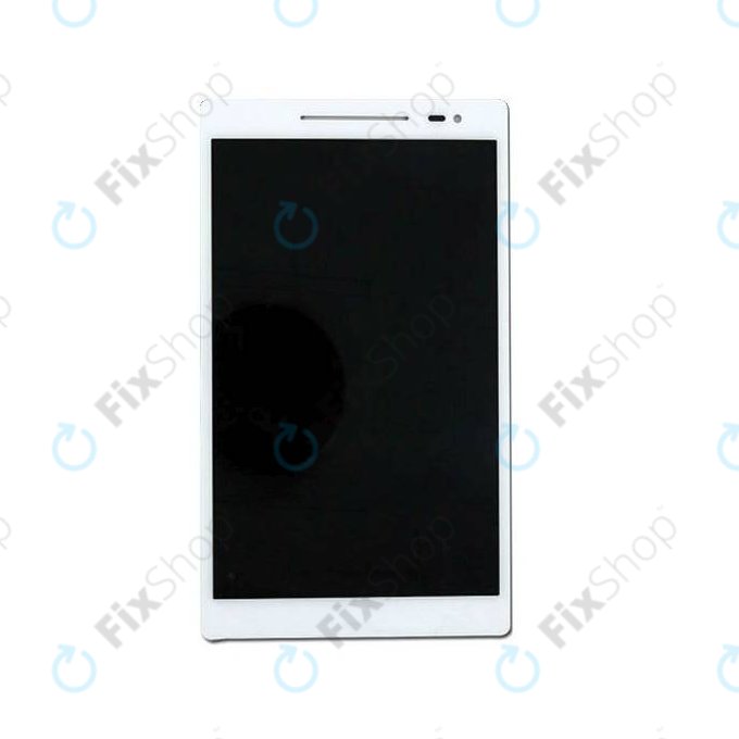 Asus ZenPad 8 Z380C, Z7380CX - LCD Display + Touchscreen Front Glas (White) TFT