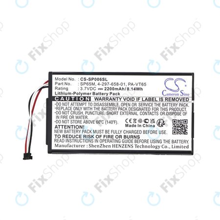 Akku batterie für Sony PS Vita, 2200mAh, Li-Pol, 3.7V, SP65M, HQ