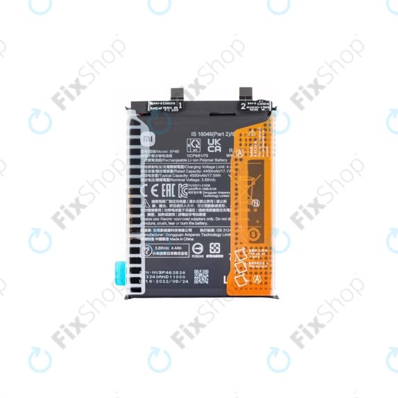 Xiaomi 12, 12X - Akku Batterie BP46 4500mAh - 460200009C1G Genuine Service Pack