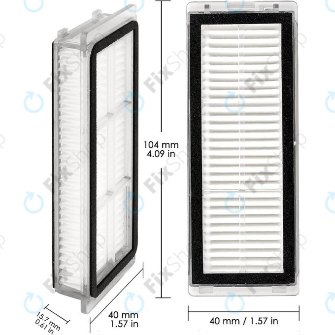 HEPA-Filter, 2 Stk. für Xiaomi Dreame L20 Ultra, X20 Pro, X20 Pro Plus