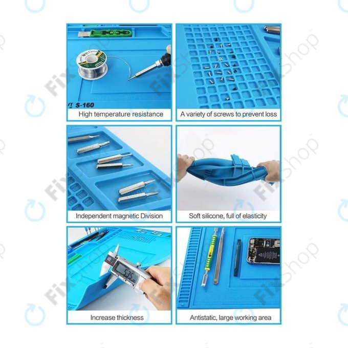 ESD Antistatisches hitzebeständiges Silikonkissen - 45 x 30cm