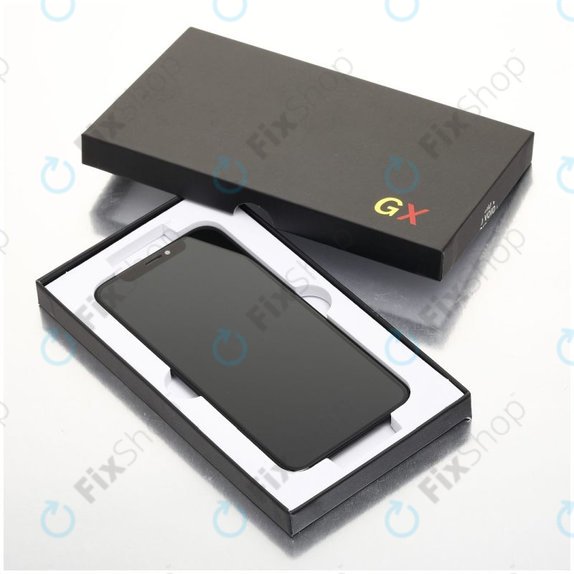 Display Hard OLED für iPhone 12 Pro Max, Touchscreen-Glas mit Rahmen, FixPremium