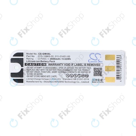 Akku batterie für Garmin Zumo 400, 550, 2600mAh, Li-Ion, 3.7V, 010-10863-00, 011-01451-00, HQ