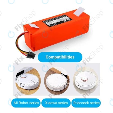 Xiaomi Roborock-series, Mi Robot Vacuum Mop 1S, Xiaowa-series - Akku Batterie BRR-2P4S-5200 Li-Ion 5200mAh