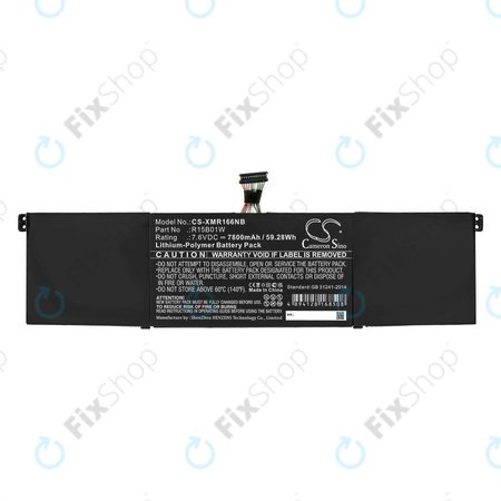Akku batterie für Xiaomi Mi Pro 15.6 i3, i5, i6, 7800mAh, Li-Pol, 7.6V, R15B01W, HQ