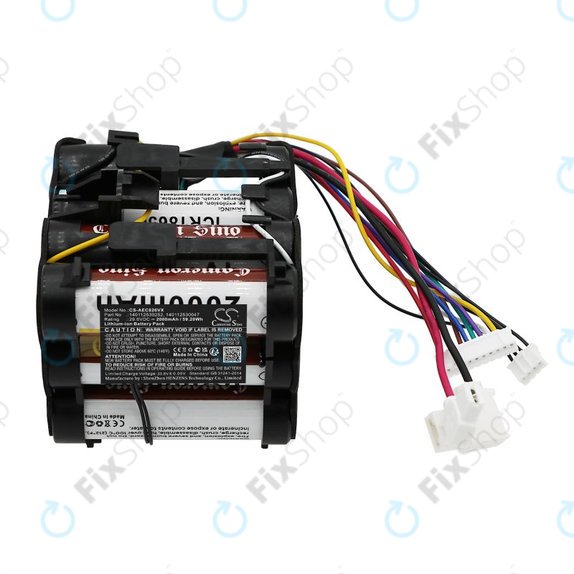 Akku batterie für AEG CX-8, Electrolux EUP82, 2000mAh, Li-Ion, 29.6V, 140112530252, HQ