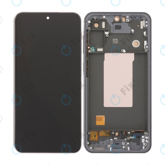 Samsung Galaxy A56 A566E - LCD Display + Touchscreen Front Glas + Rahmen (Awesome Graphite) TFT