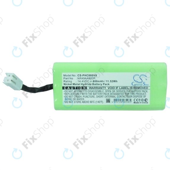 Philips Easystar - Akku Batterie NR49AA800P Ni-MH 14.4V 800mAh HQ