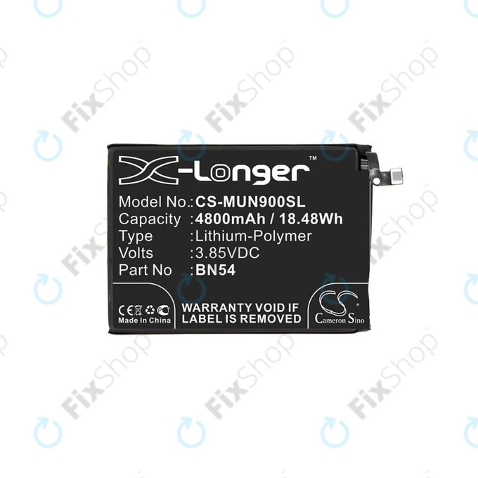 Xiaomi Redmi 9, 9A, Note 9 - Akku Batterie BN54 4800mAh HQ