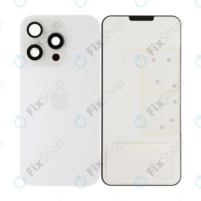 Backcover Glas für iPhone 16 Pro | White Titanium | 661-42723 | Genuine Apple