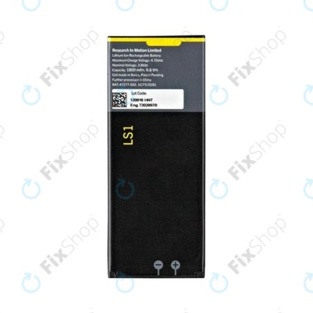 Blackberry Z10 - Akku Batterie LS1 BAT-47277-003, BAT-47277-008 1800mAh