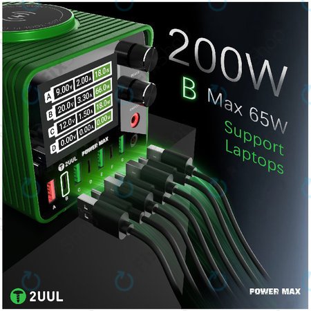 Ladestation, 200W Multi-Port, 2UUL PC01