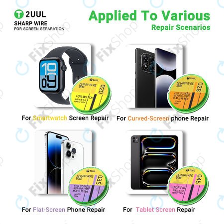 Schneiddraht zur Displaytrennung, 2UUL GS-035, 0.035mm x 100m