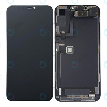 Apple iPhone 11 Pro Max - LCD Display + Touchscreen Front Glas + Rahmen - 661-14099 Genuine Service Pack