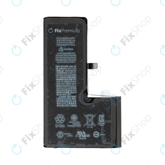 Apple iPhone XS - Akku Batterie 2658mAh FixPremium (10 Pack)