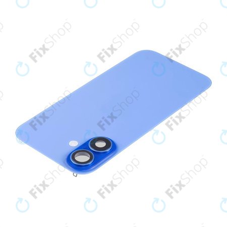 Apple iPhone 16 Plus - Rückgehäuseglas + Kameraglas + Metallplatte + Magsafe-Magnet (Ultramarine)