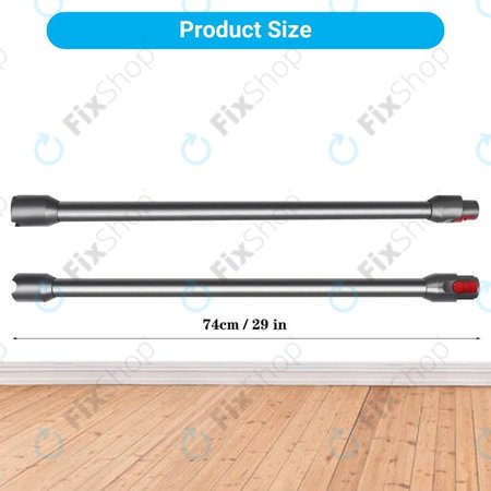 Dyson V12 - Absaugstab (Silber)