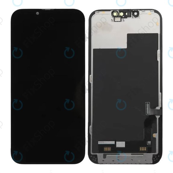 Display In-Cell FHD für iPhone 13, Touchscreen-Glas mit Rahmen, FixPremium