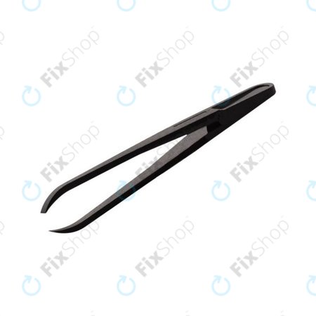 Antistatik-Pinzette aus Kunststoff mit dünner gebogener Spitze