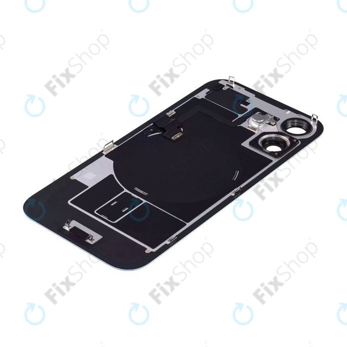 Apple iPhone 16 - Rückgehäuseglas + Kameraglas + Metallplatte + Magsafe-Magnet (Teal)